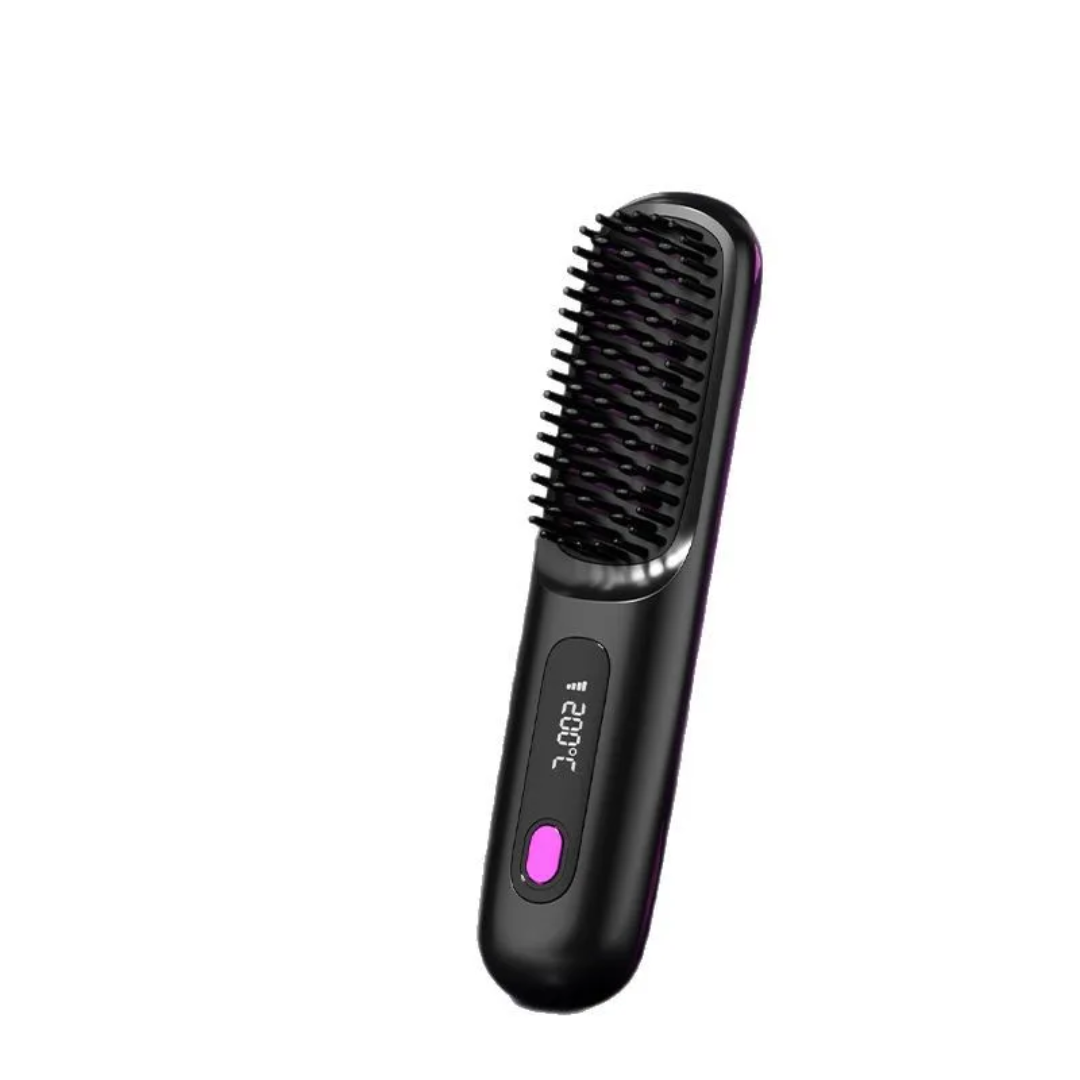 Cepillo alisador para cabello corto